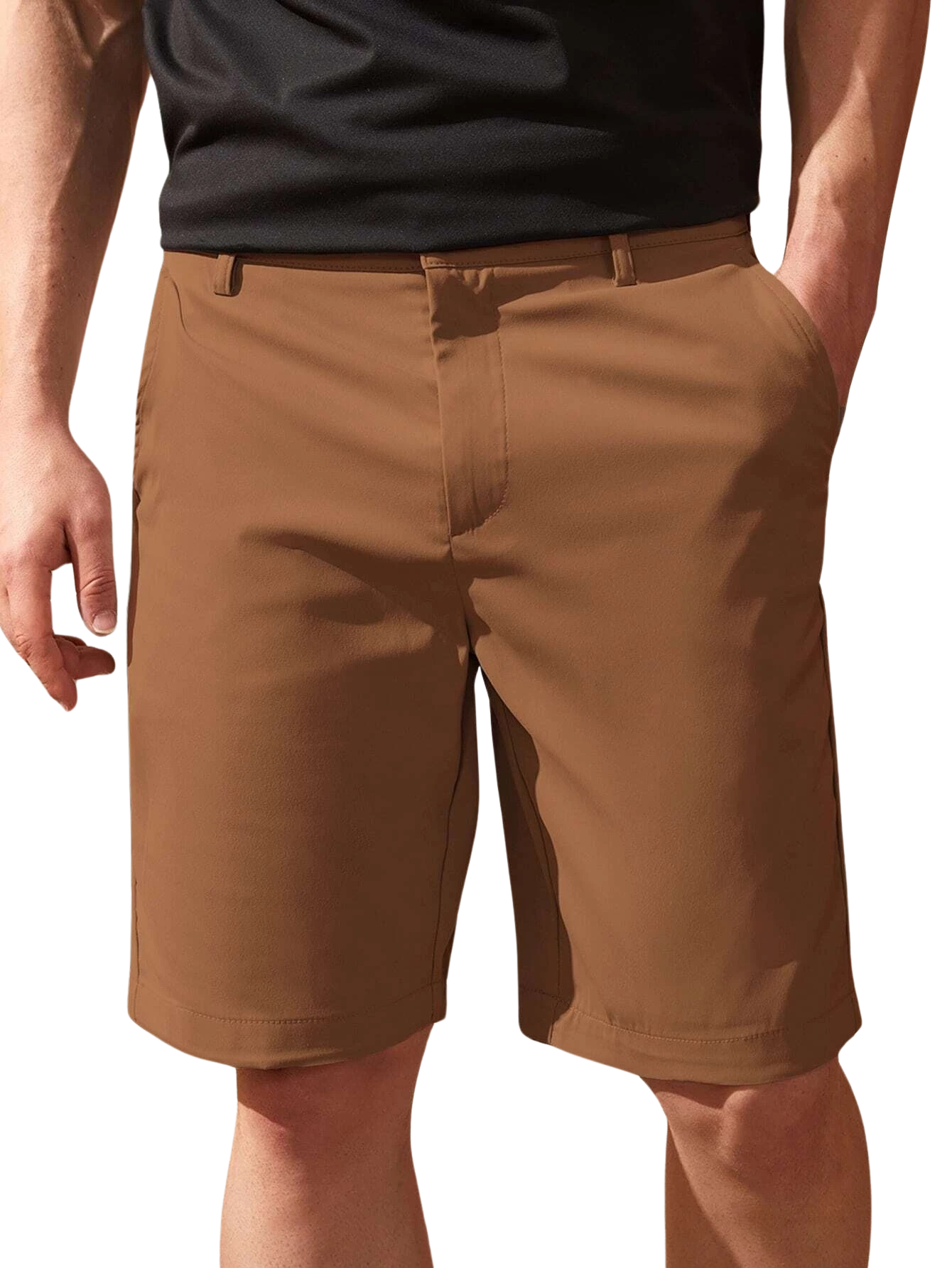 Casual Sleek Executive Shorts-Vacay Outfit