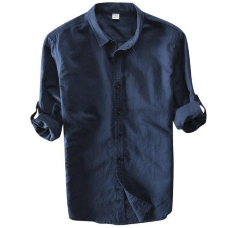 Men's Roll Up Casual Shirt-Vacay Outfit