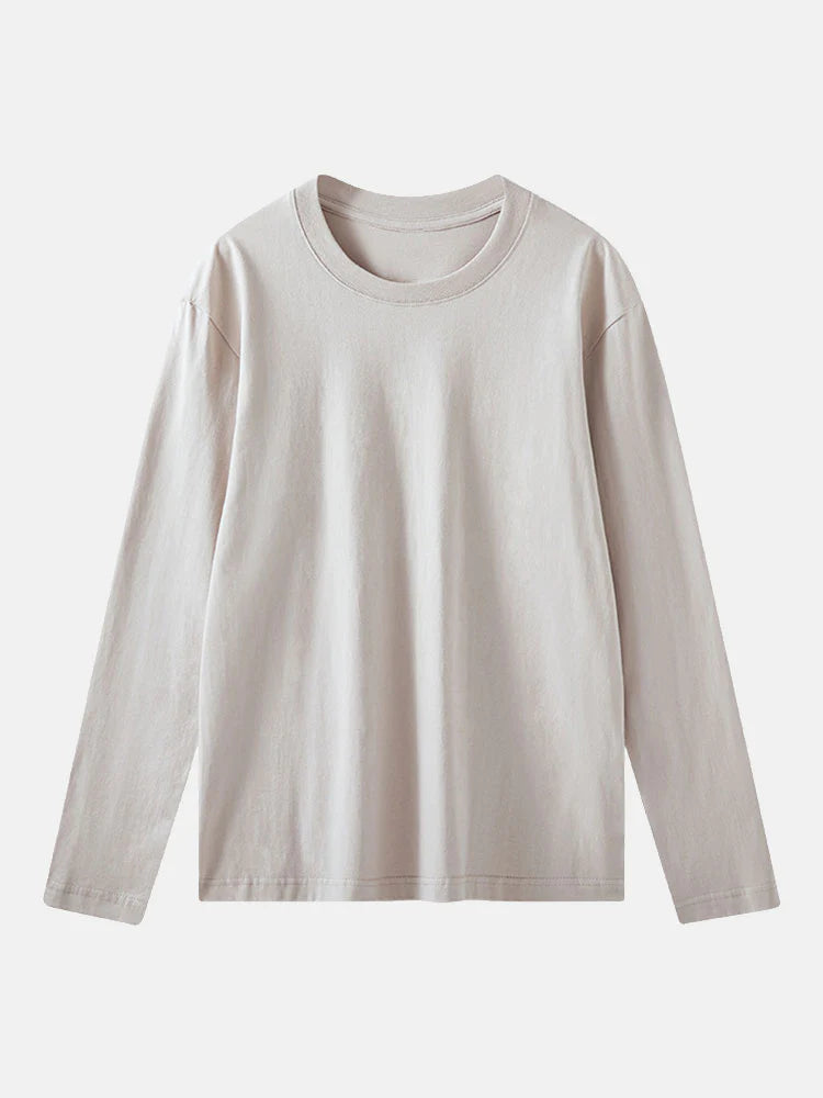 Basic Long Sleeve T-Shirt-Vacay Outfit