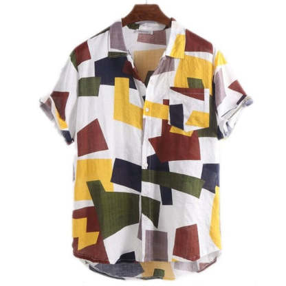 Color Block Shirt-Vacay Outfit