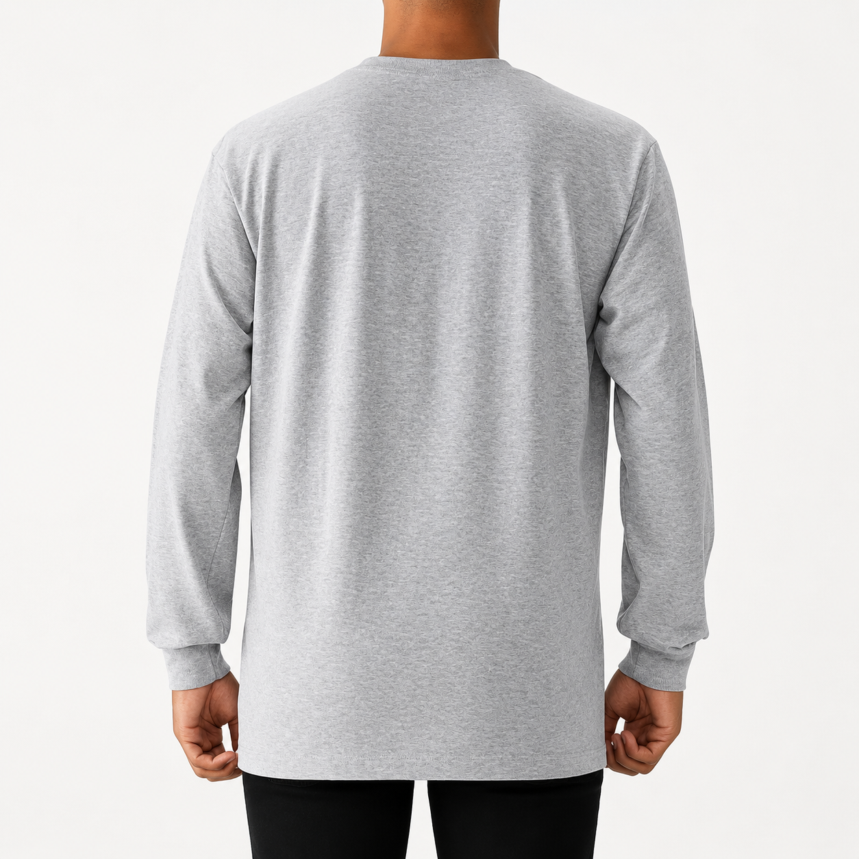Paris Graphic Print Crew Collar Long Sleeve Casual T Shirt For Men