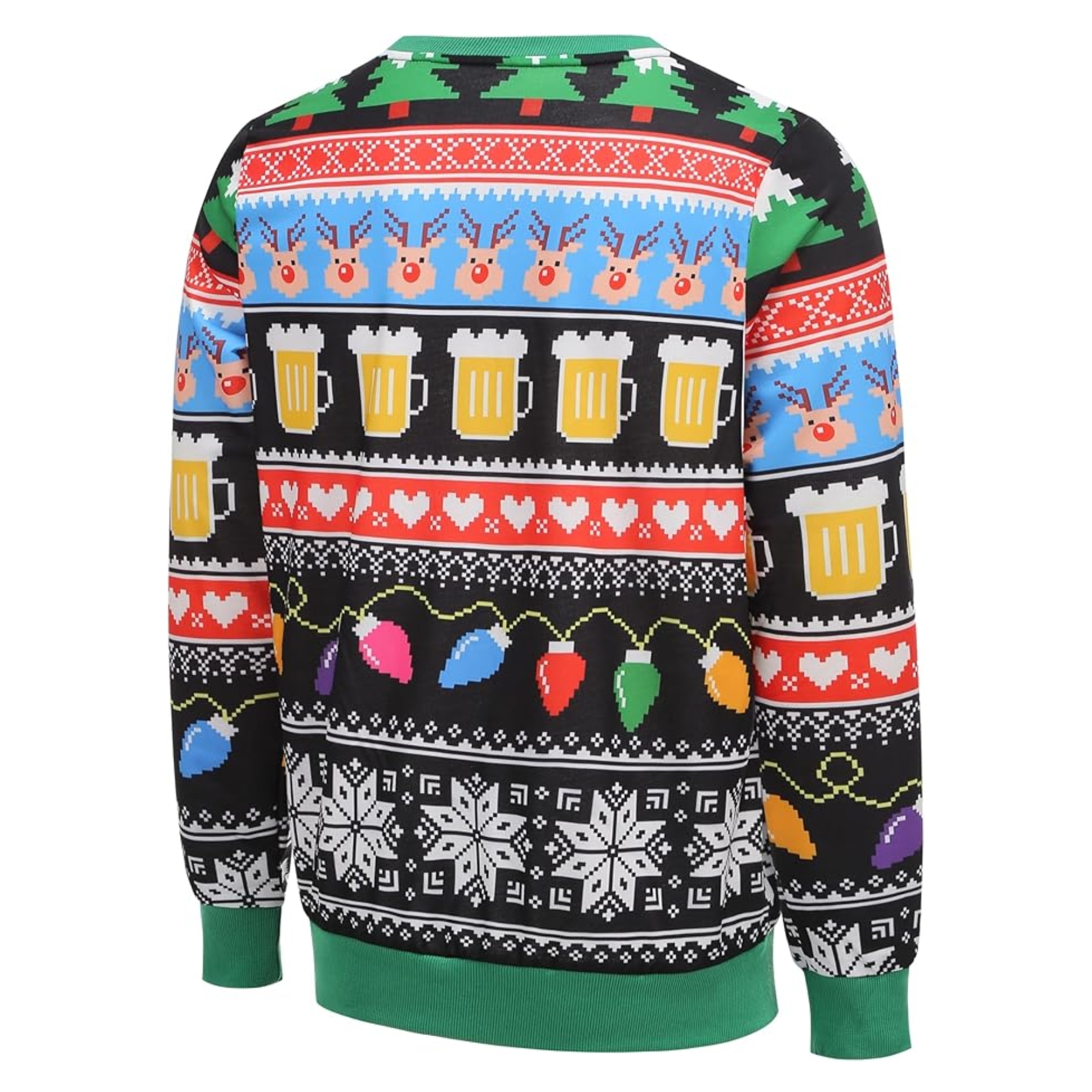 Funny 3D Print Christmas Ugly Sweater For Men And Women