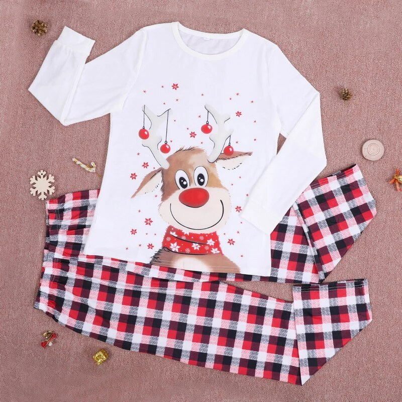 Deer Xmas Sleepwear Pajamas-Vacay Outfit