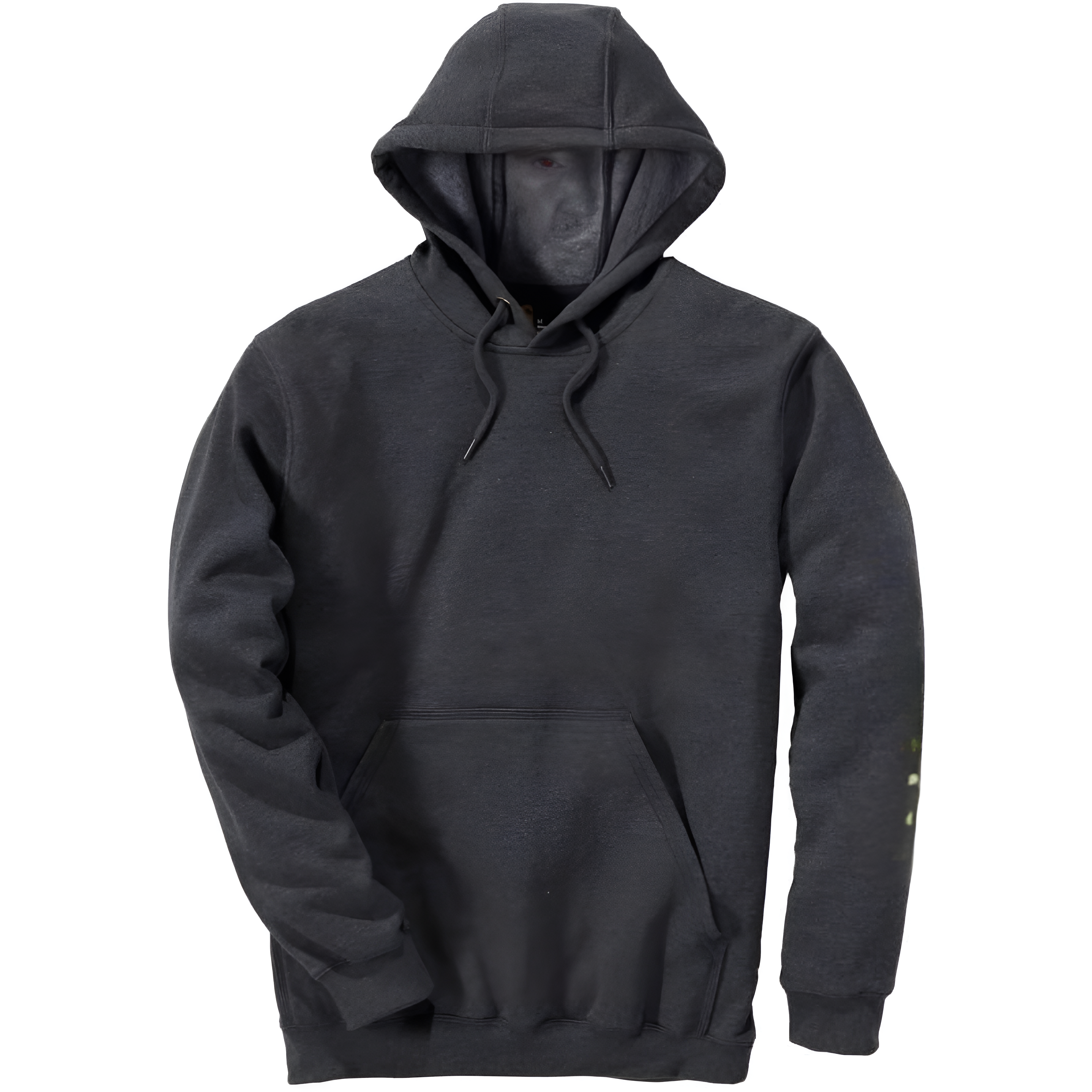 Midweight Pullover Hoodie with Graphic Logo Sleeve