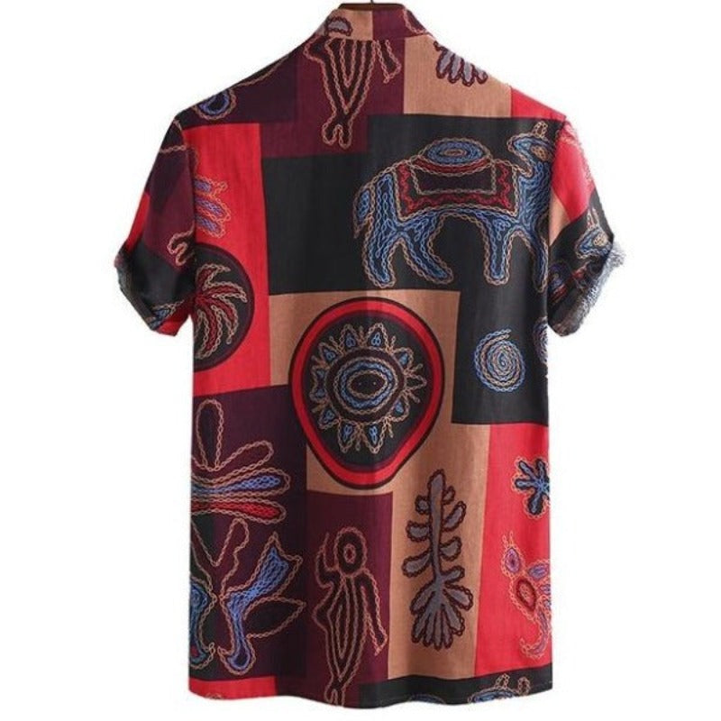 Classic Patterns Shirt-Vacay Outfit