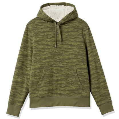 Men’s Sherpa-Lined Pullover Hoodie