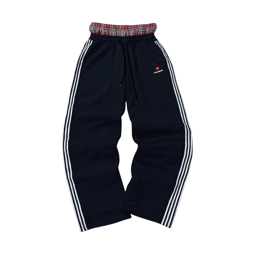 Loose Fleece Drawstring Sweatpants With Wide For Men