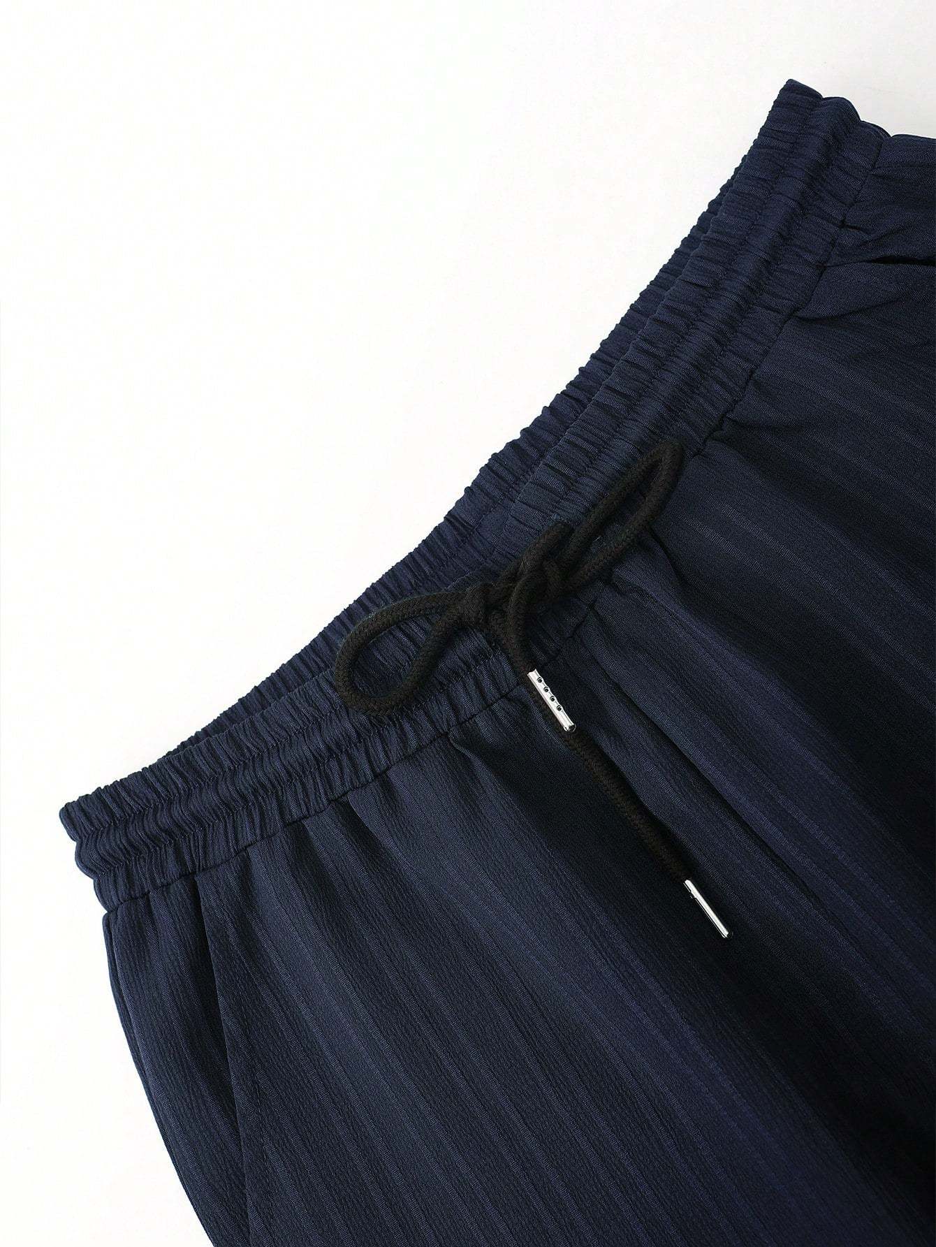 Solid Colored Button Up Shirt And Pants Without Tee-Vacay Outfit