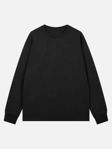 3 Pieces Long Sleeve Ribbed Cuff T-Shirt-Vacay Outfit