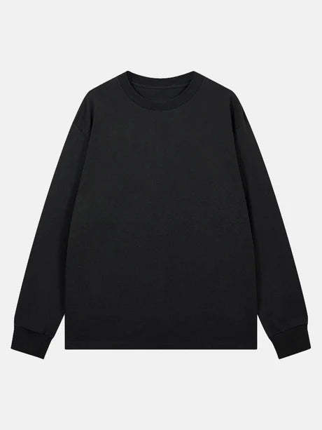 3 Pieces Long Sleeve Ribbed Cuff T-Shirt-Vacay Outfit