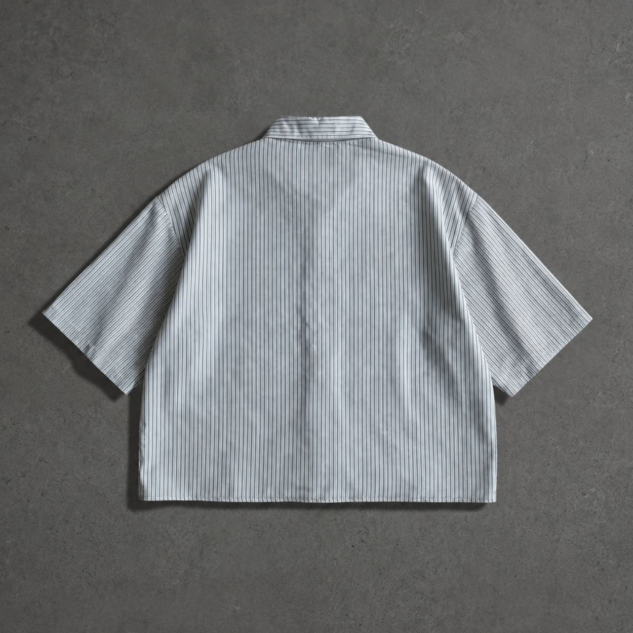 Retro Printed Striped Sleeve Shirt For Men