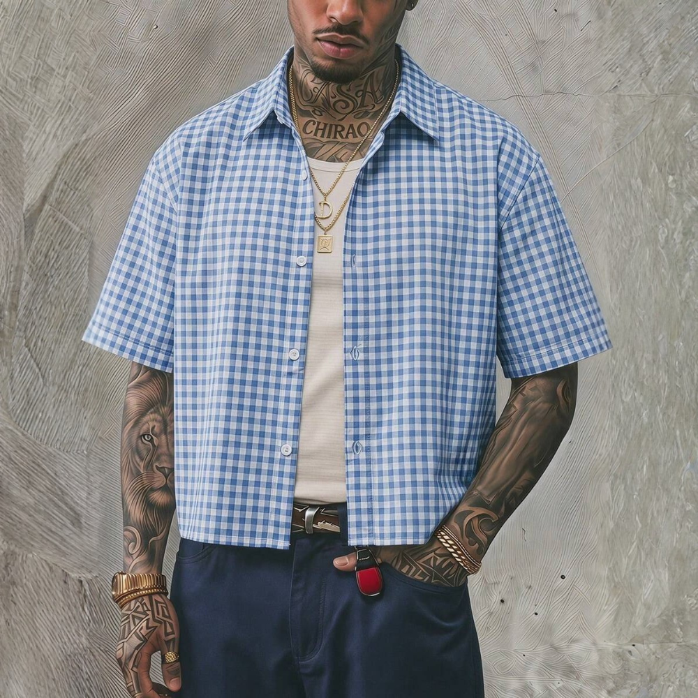 Casual Short Cropped Sleeve Pack Halloween Shirts For Men