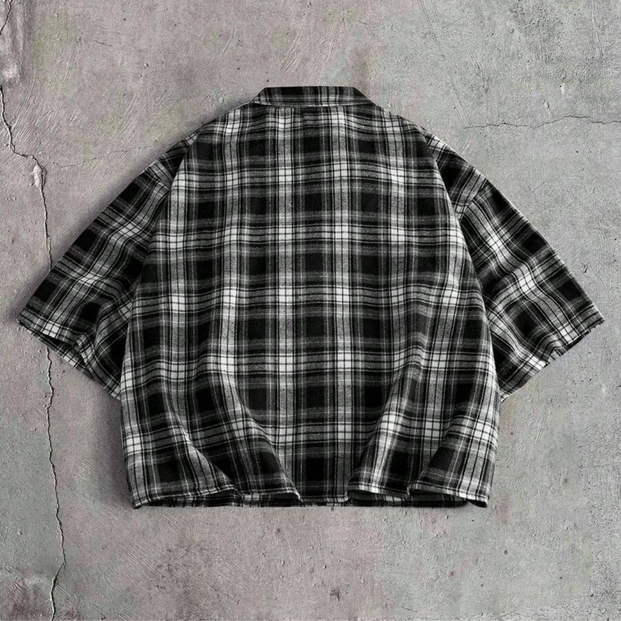 Loose Fit Short Sleeve Streetwear Shirt For Men