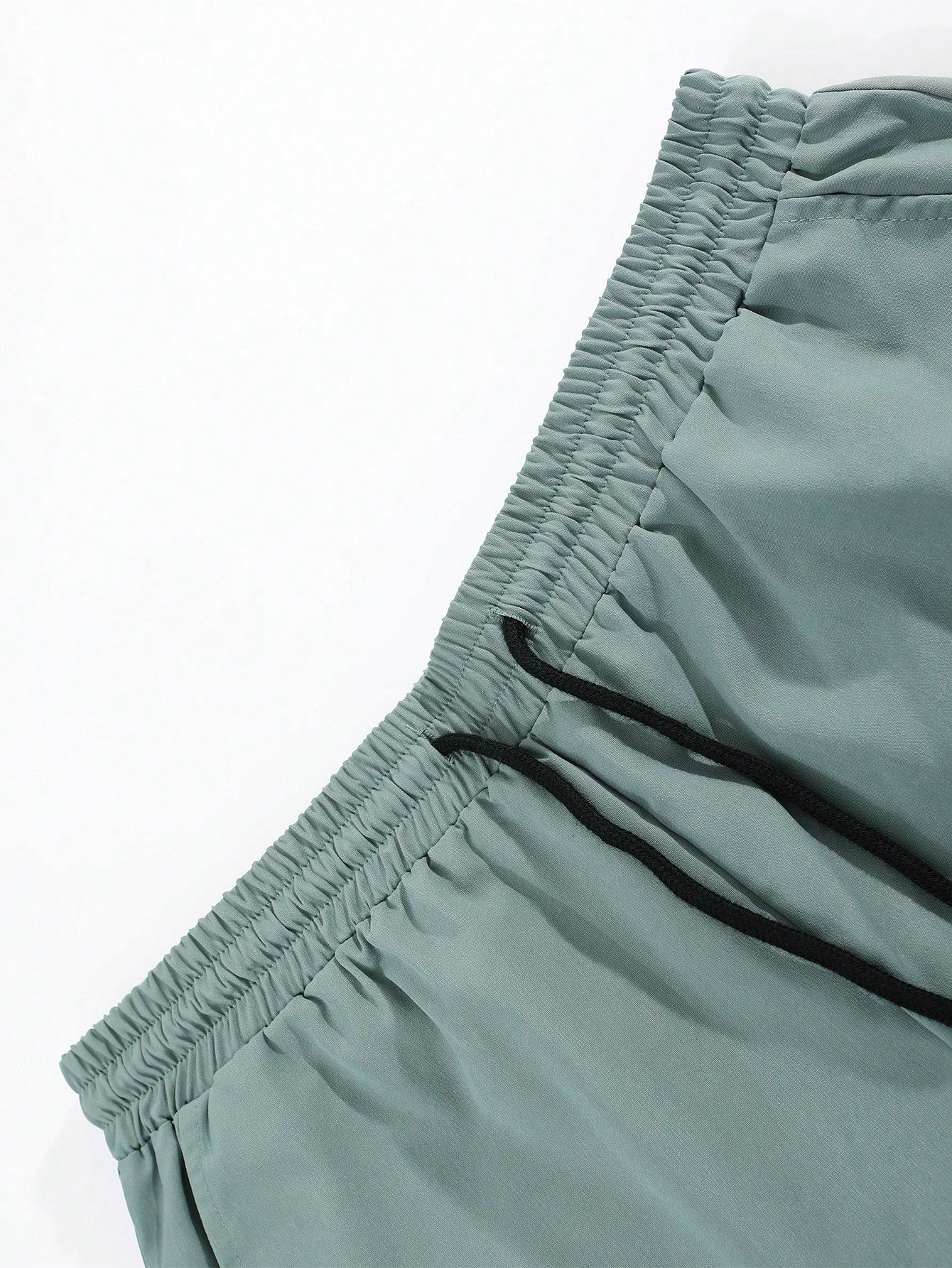 Tropical Print Shirt And Drawstring Shorts-Vacay Outfit