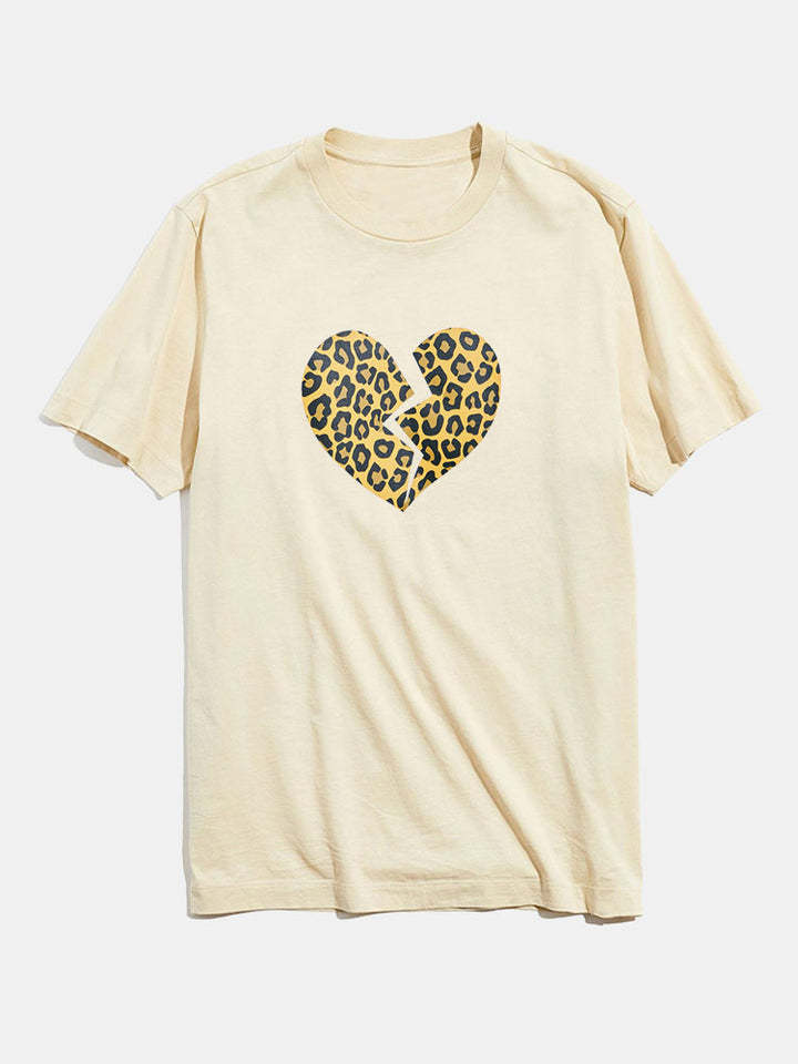 Leopard Print T-shirts-Vacay Outfit