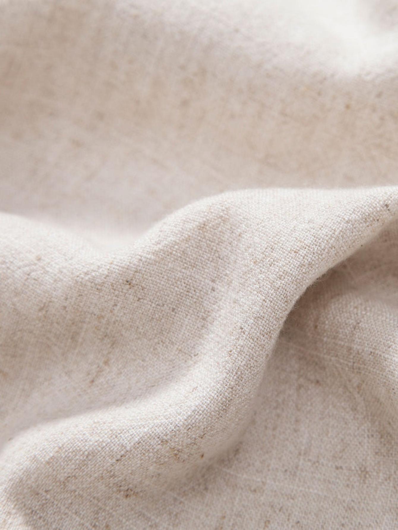 Neutral Linen Blend Lounge Set-Vacay Outfit