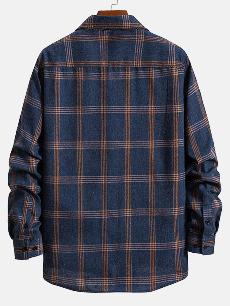 Button Up Plaid Shirt-Vacay Outfit