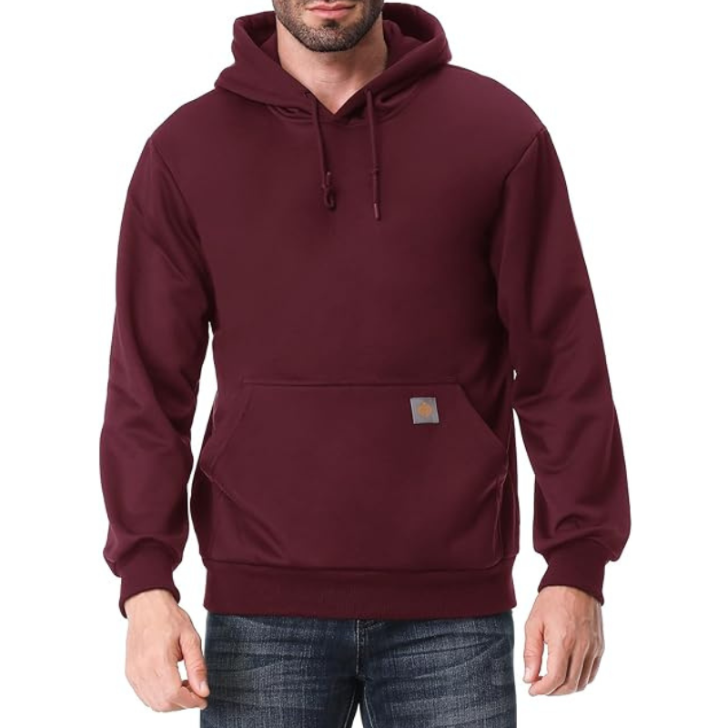 Relaxed Fit Fleece Lined Pullover Hooded Sweatshirt Comfortable and Soft