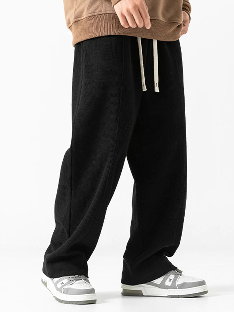 Straight Leg Waffle Pant-Vacay Outfit