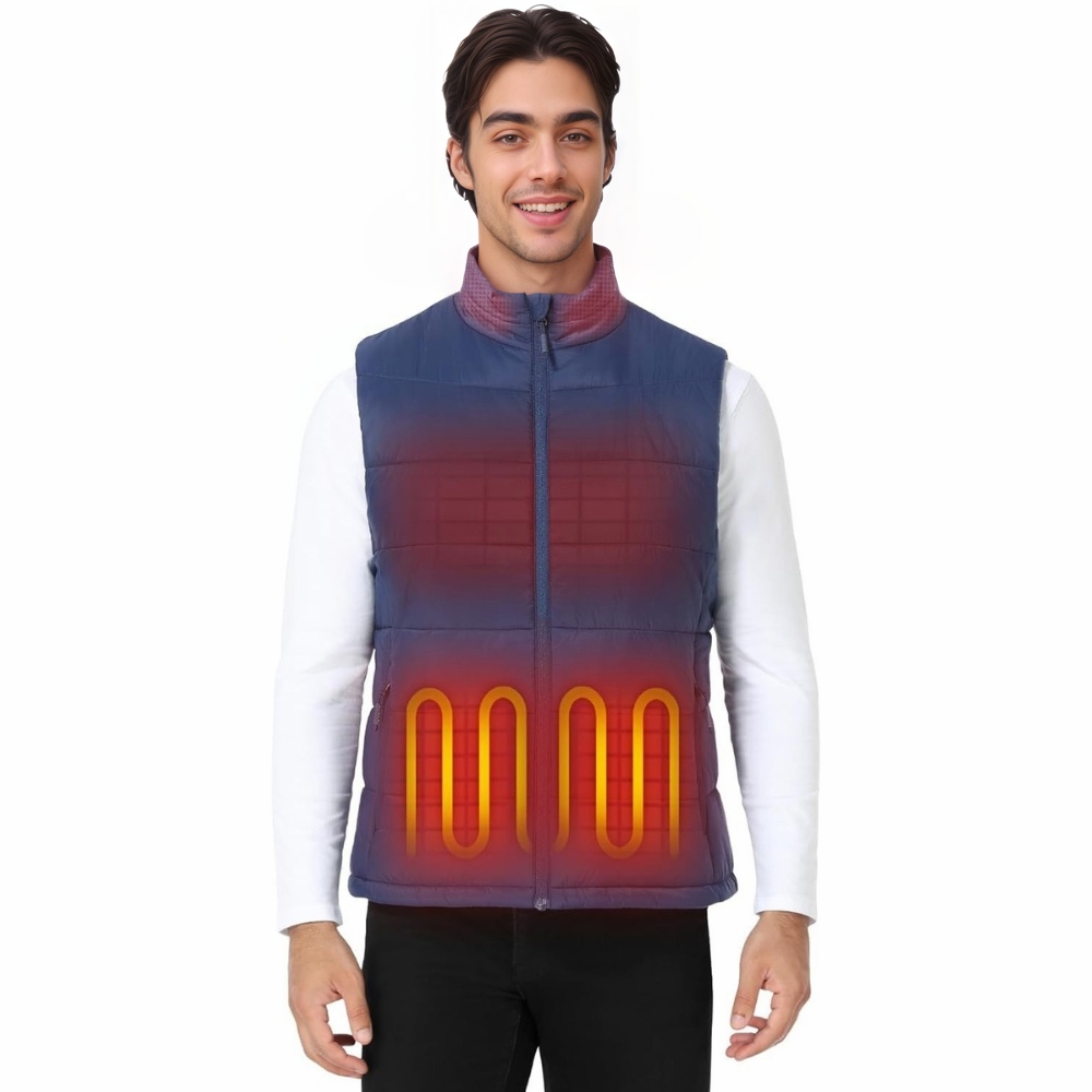 Men's Lightweight Heated Vest with USB-C Rechargeable Battery, Classic Heating Vest