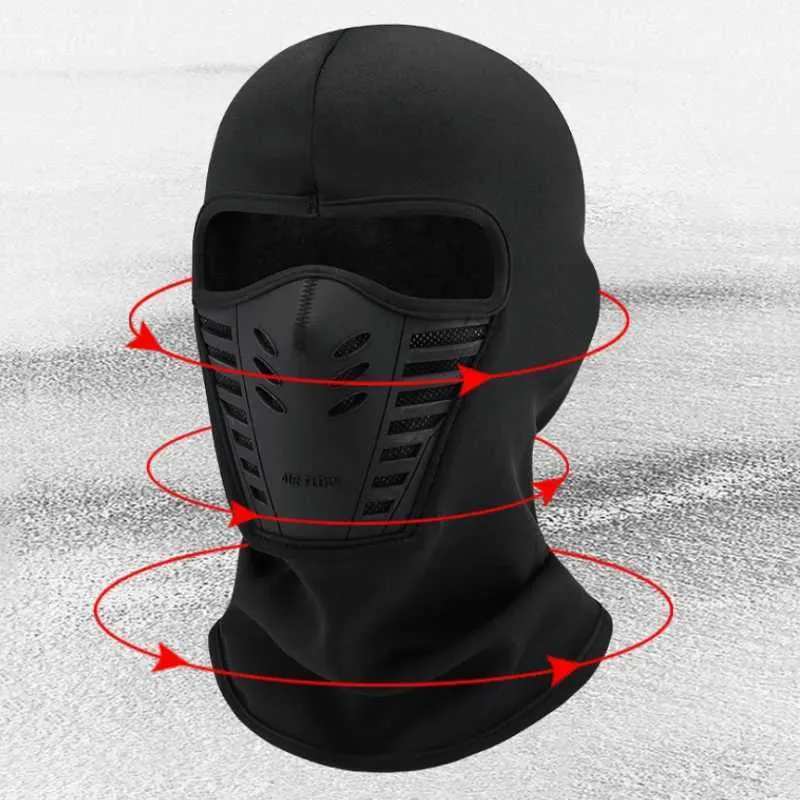 Wool Balaclava Style Hat For Winter Cycling