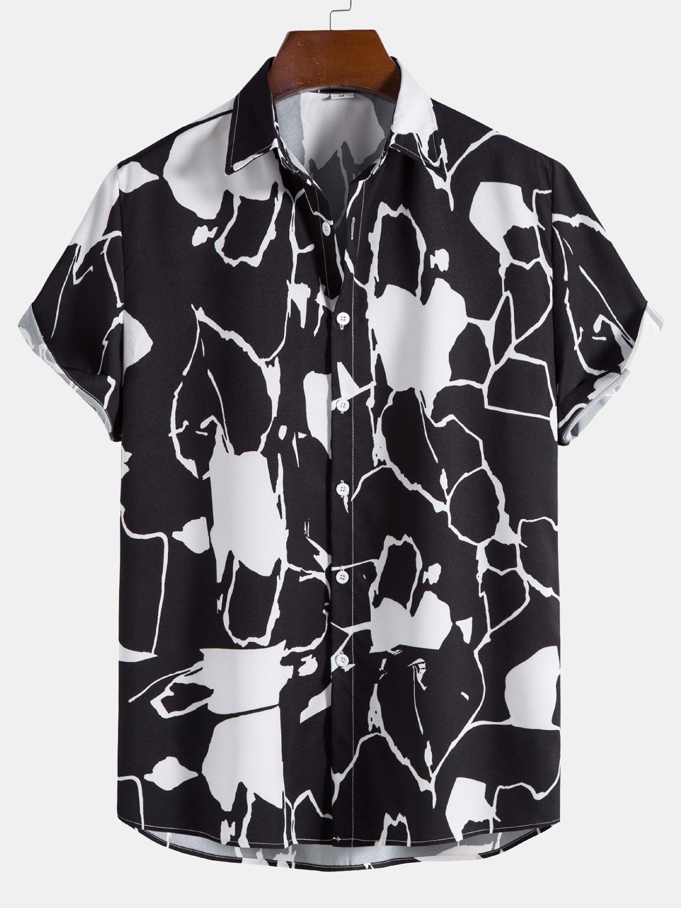 Abstract Print Shirt-Vacay Outfit