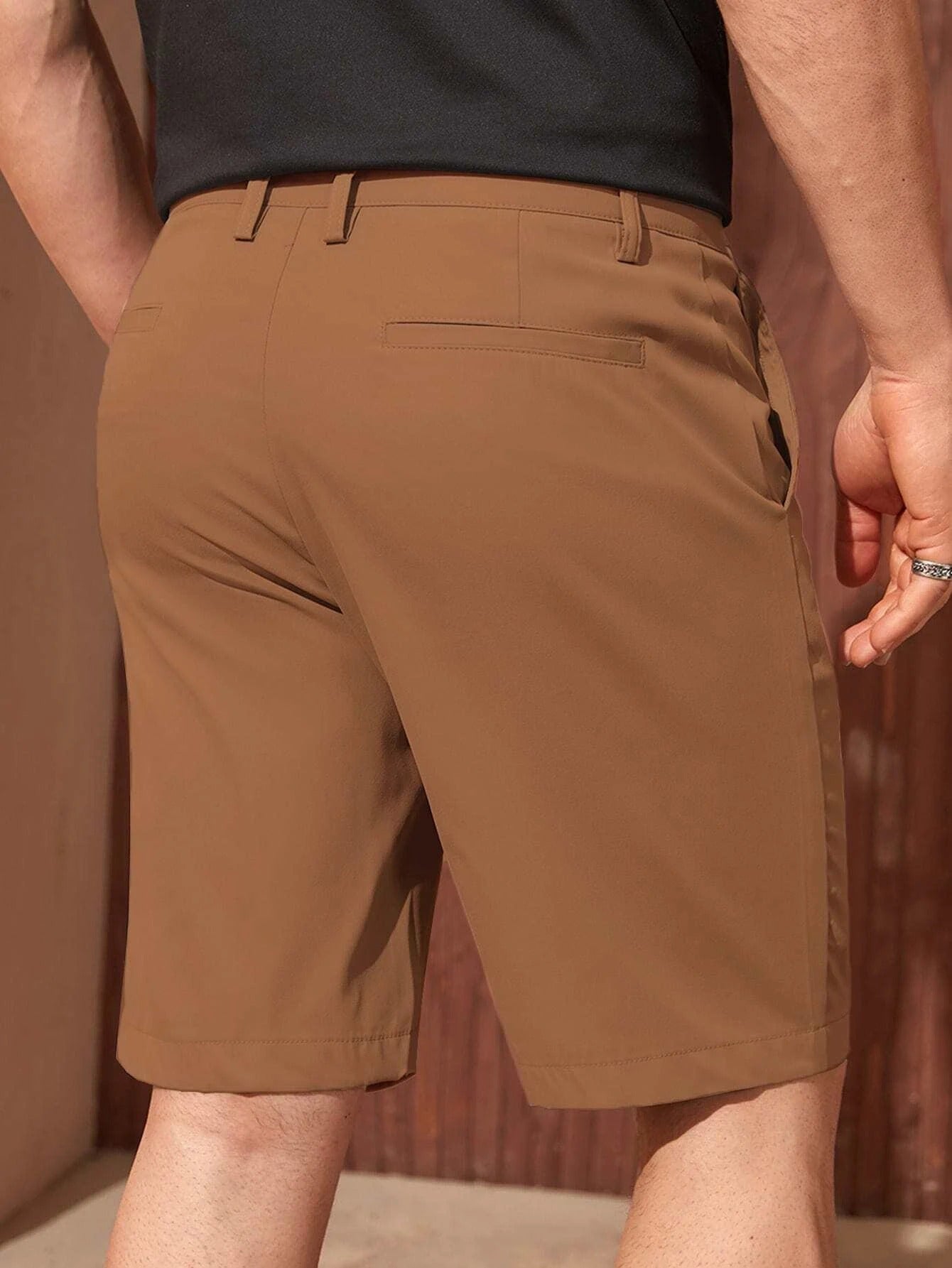 Casual Sleek Executive Shorts-Vacay Outfit