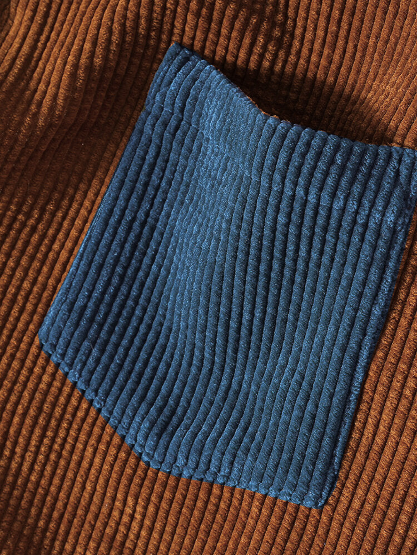 Split Hue Corduroy Shirt-Vacay Outfit