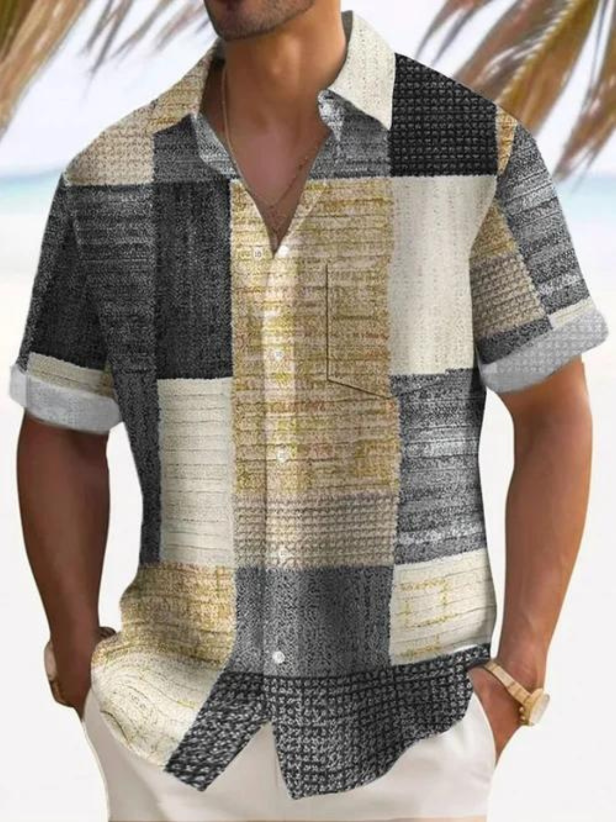 Resort Style Printed Shirt-Vacay Outfit