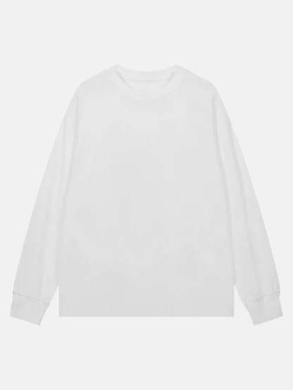 3 Pieces Long Sleeve Ribbed Cuff T-Shirt-Vacay Outfit