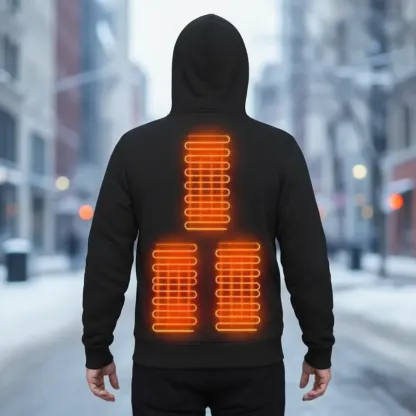 Heated Hoodie - Cozy Thermal Wear for Outdoor Comfort
