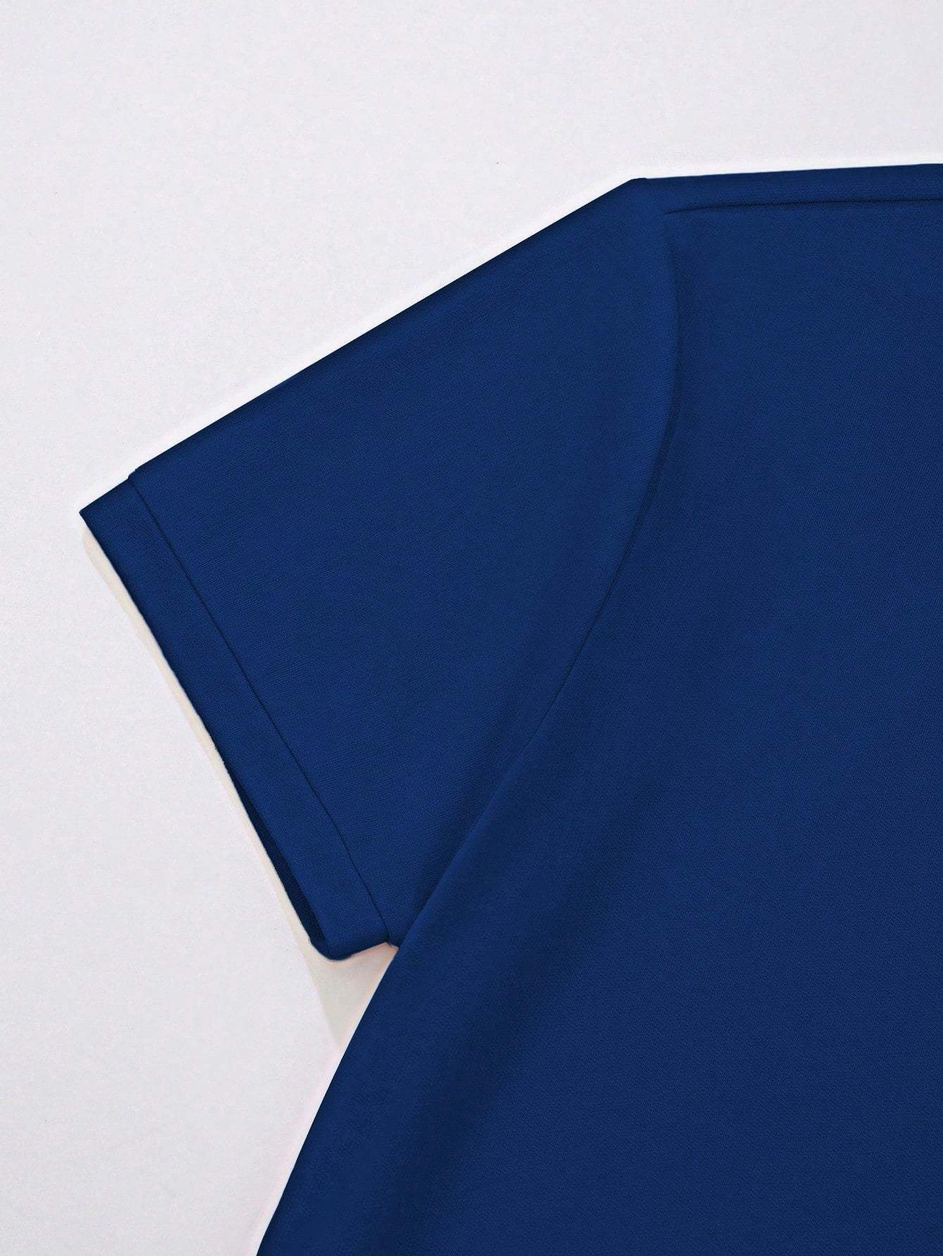 Midnight Athletic T Shirt And Shorts Set-Vacay Outfit