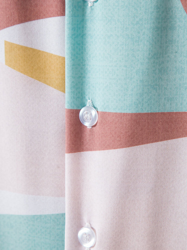 Abstract Print Shirt-Vacay Outfit