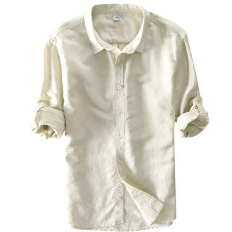 Men's Roll Up Casual Shirt-Vacay Outfit