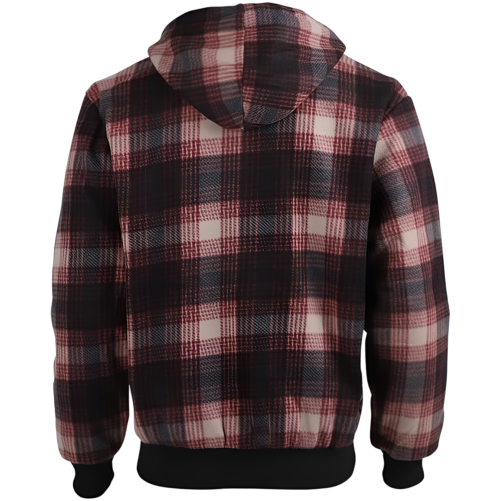 Winter Heavy Warm Sherpa Lined Fleece Plaid Flannel Jacket