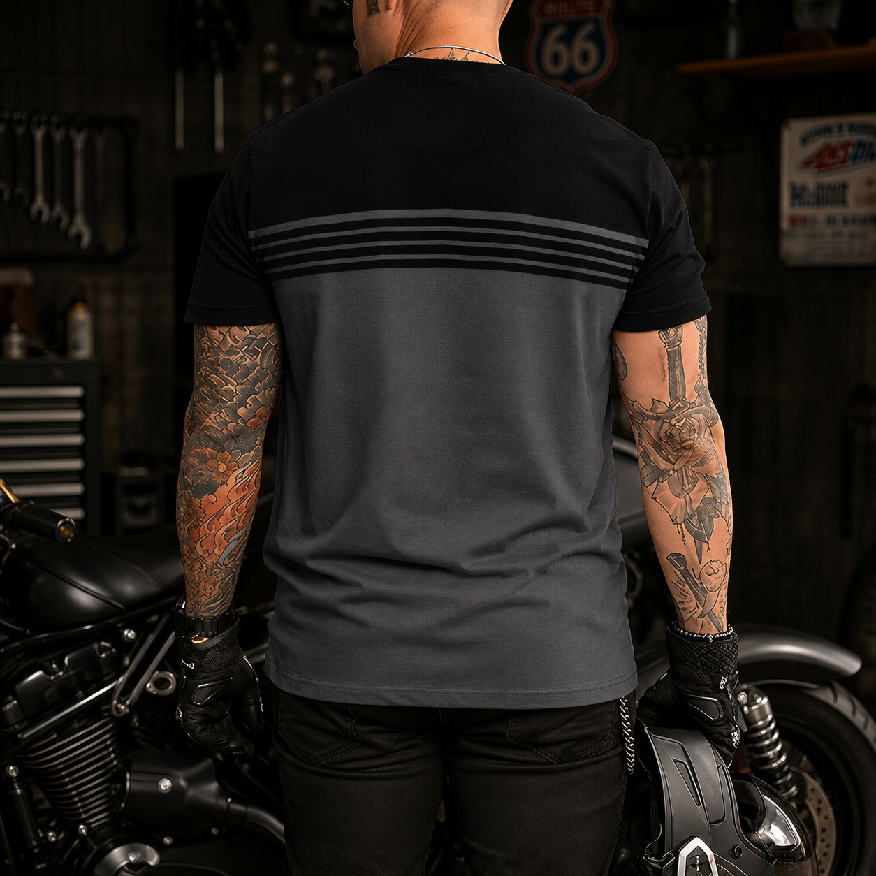 Casual Round Collar Short Sleeve T Shirt All Season Wear For Men