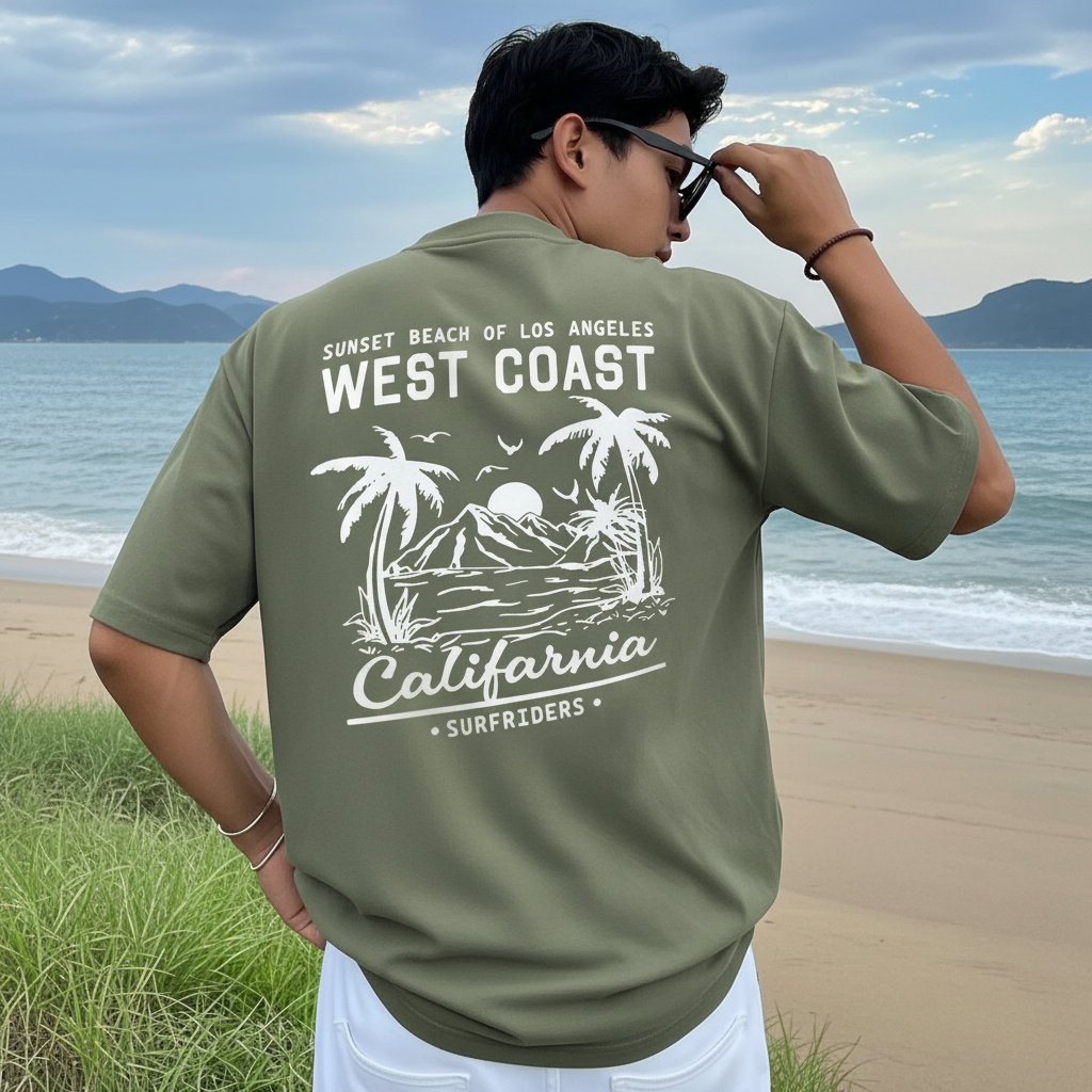 Graphic Print Short Sleeve Loose Fit T Shirt For Men Summer Wear