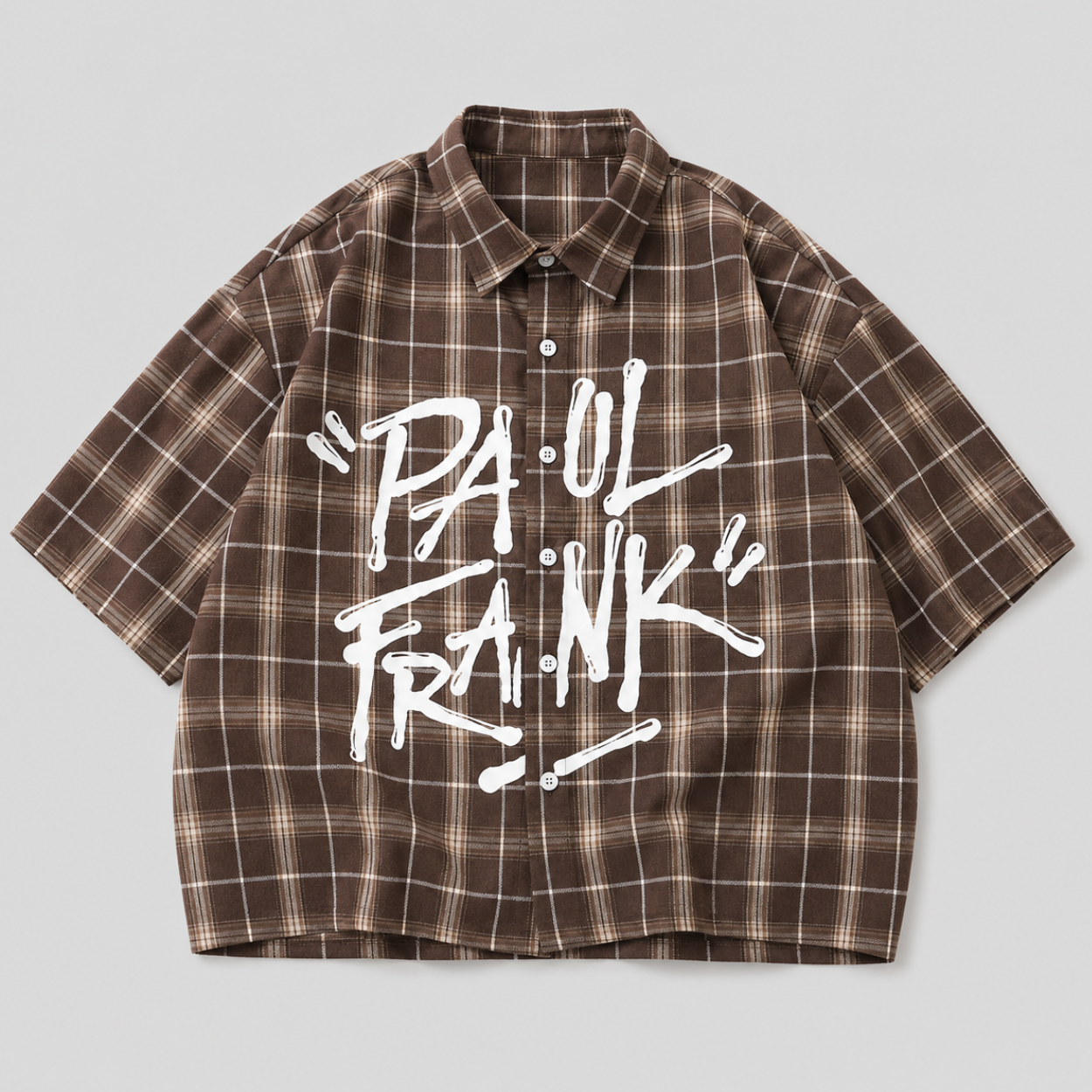 Retro Printed Striped Sleeve Shirt For Men