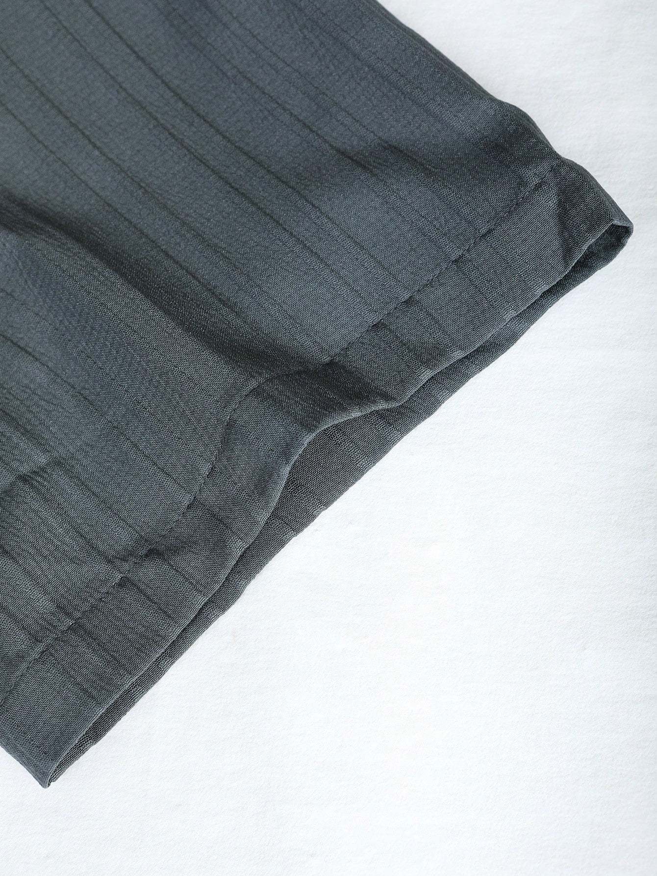 Solid Colored Button Up Shirt And Pants Without Tee-Vacay Outfit