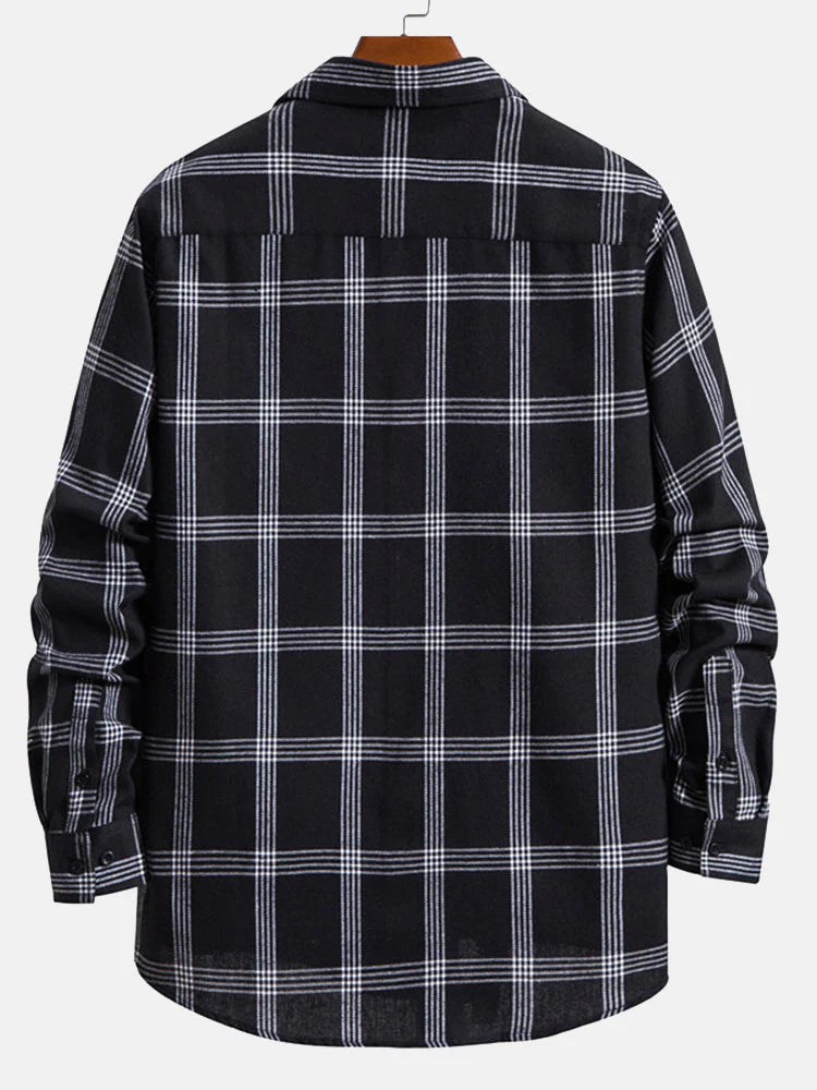 Button Up Plaid Shirt-Vacay Outfit