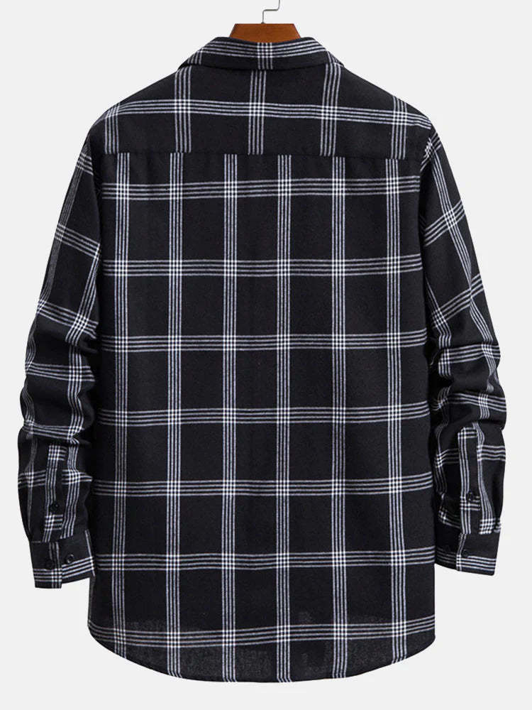 Button Up Plaid Shirt-Vacay Outfit