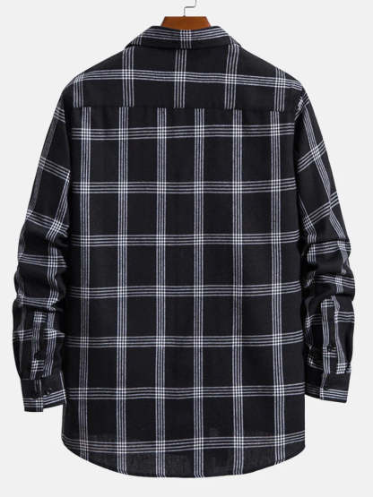 Button Up Plaid Shirt-Vacay Outfit