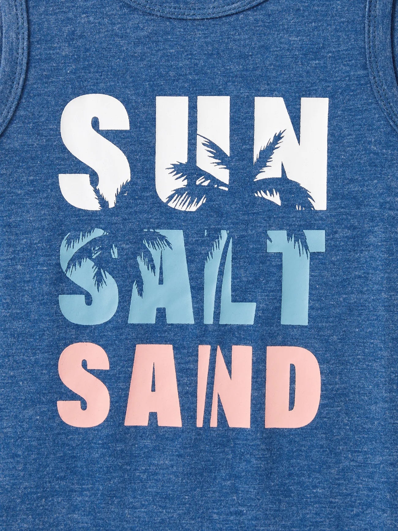 Sun Salt Sand Summer Collection Of Tanks And Dress Family Matching Set-Vacay Outfit