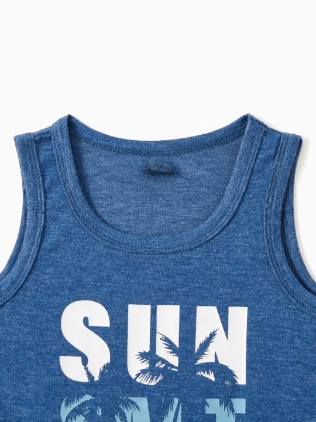 Sun Salt Sand Summer Collection Of Tanks And Dress Family Matching Set-Vacay Outfit