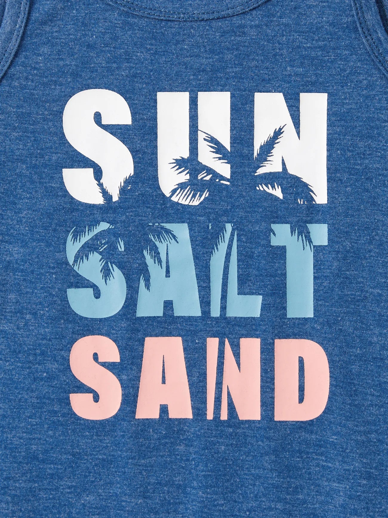 Sun Salt Sand Summer Collection Of Tanks And Dress Family Matching Set-Vacay Outfit