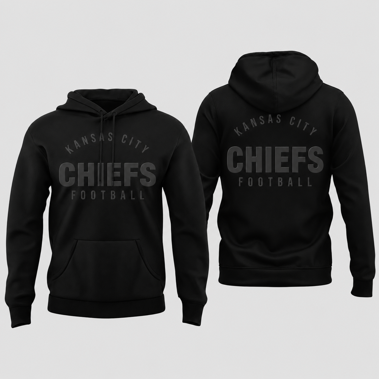 Kansas City Chiefs Printed Football Fan Hoodie