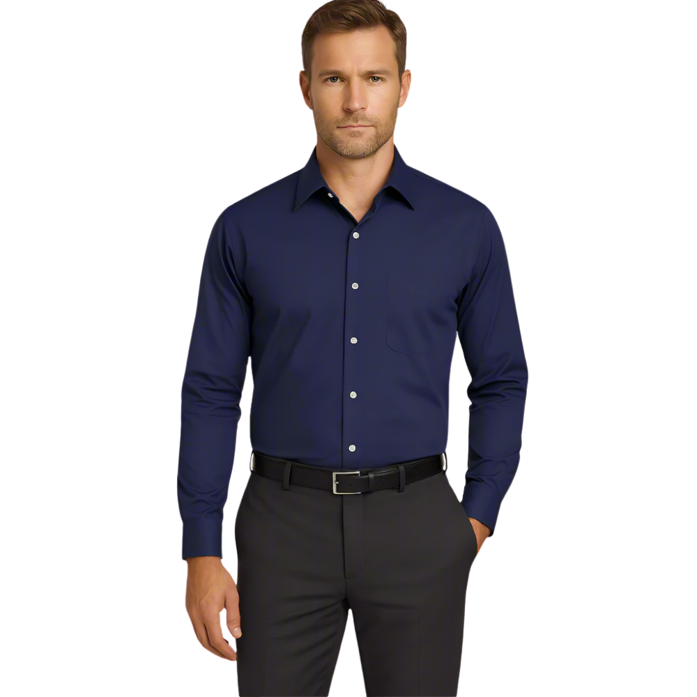 Modern Slim Fit Stretch Shirt For Men