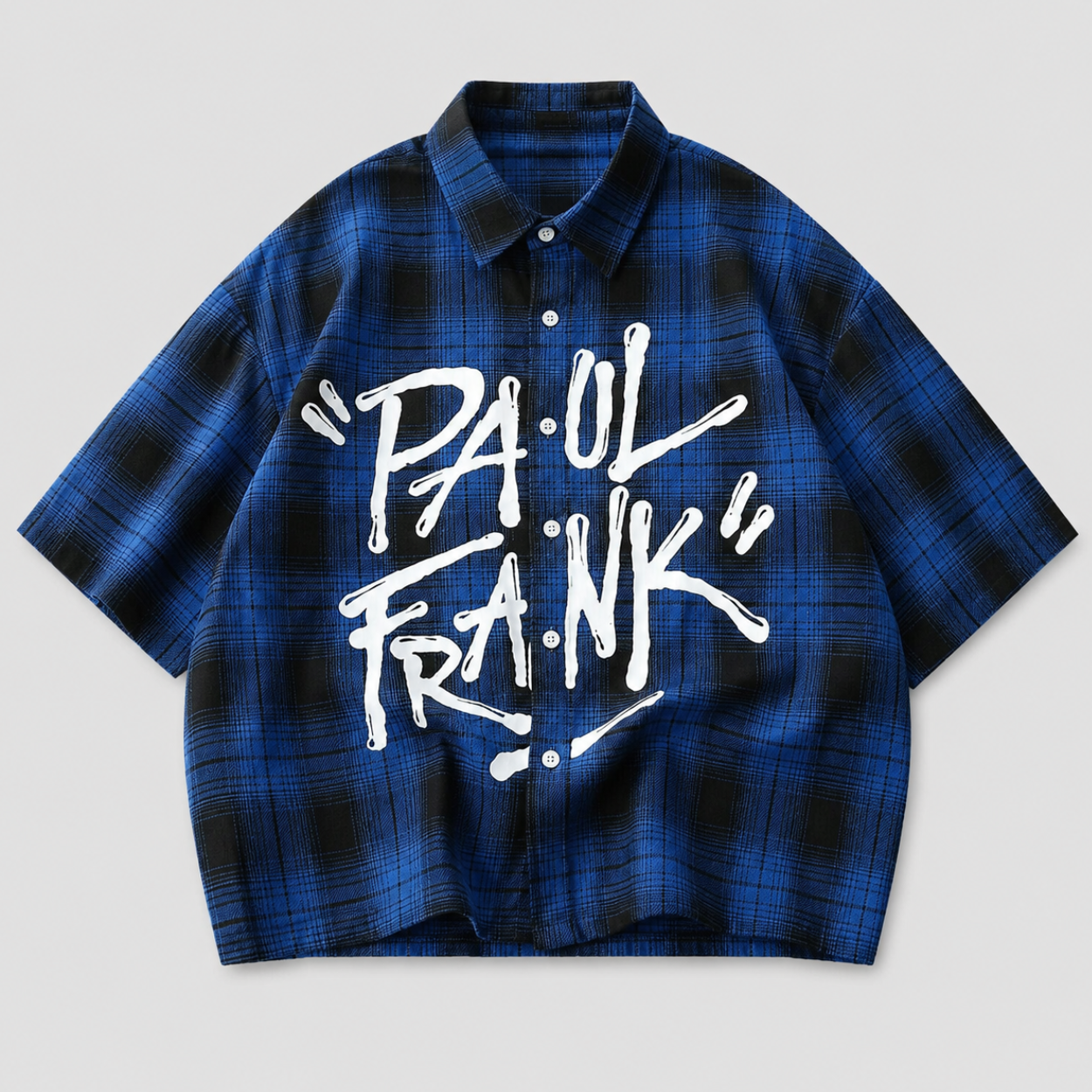 Retro Printed Striped Sleeve Shirt For Men