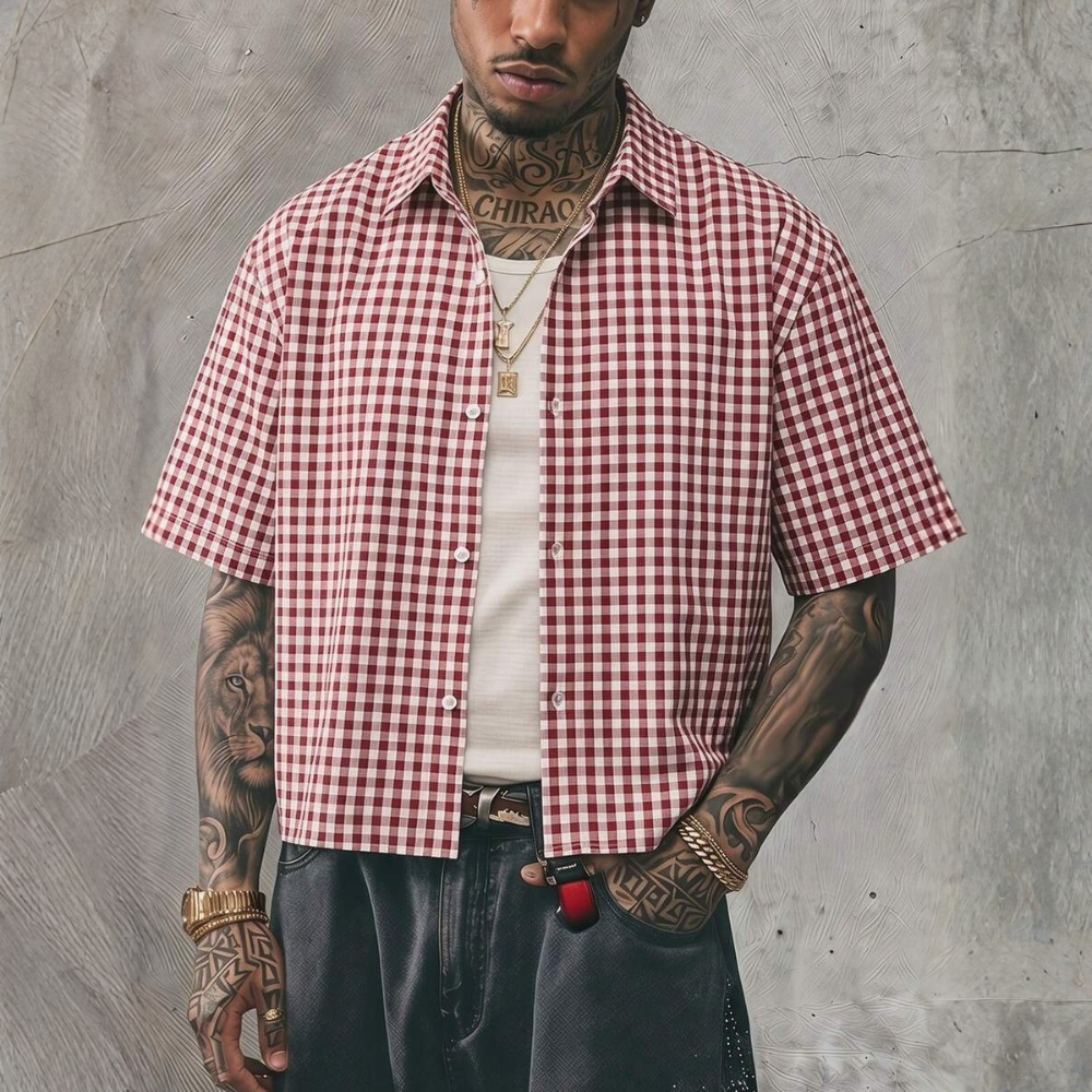 Casual Short Cropped Sleeve Pack Halloween Shirts For Men