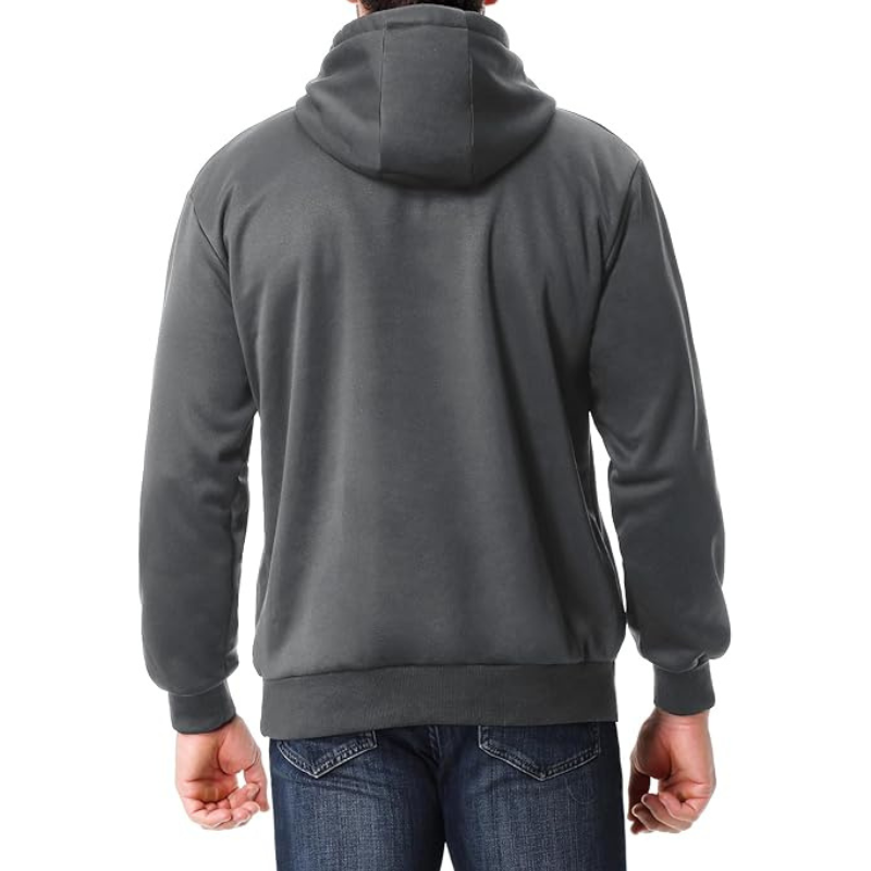 Relaxed Fit Fleece Lined Pullover Hooded Sweatshirt Comfortable and Soft